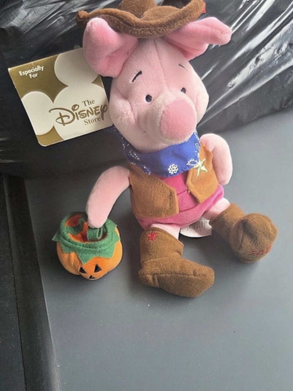 Disney Eeyore Plush Toy Pink & Brown